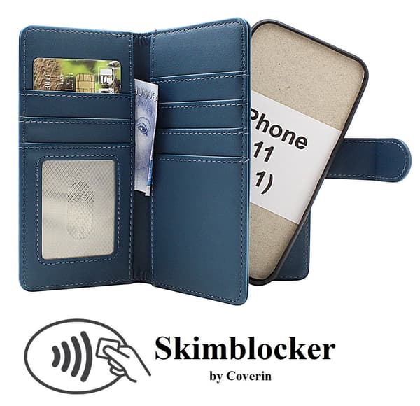 【03】Skimblocker iPhone 11 (6.1) XL magneettilompakkokotelo
