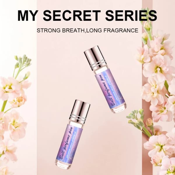 Kulspetsparfym Pheromone Unisex Parfymolja, Par Date Parfym Roller Ball 10ml Fruktig Doft Lätt Doft Alkoholfri