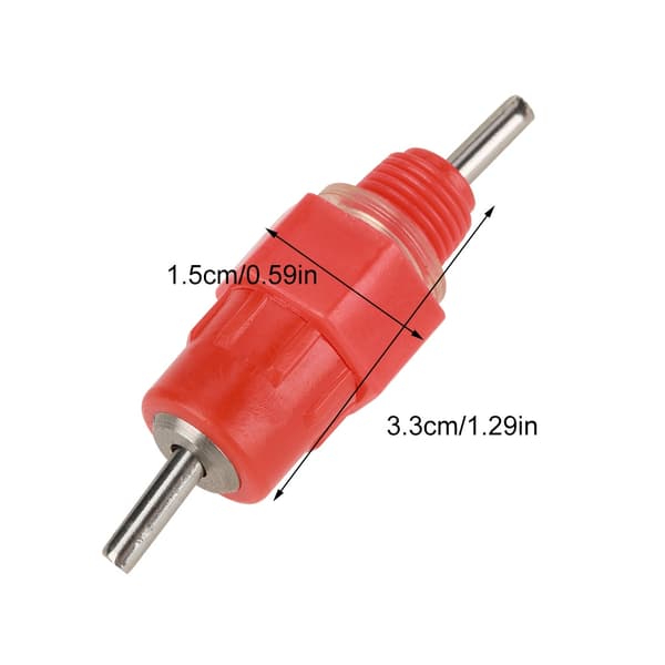 50 stk. kyllingenippel foder vand drikker and høne fjerkræ til 3/4' PVC