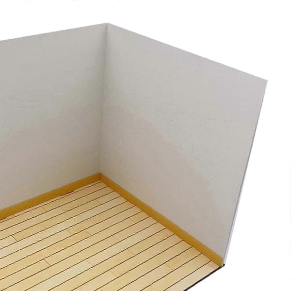 1/12 Skala Display Baggrund til Miniatur Actionfigurer & Trykstøbte Biler - Organiser Din Samling Interior
