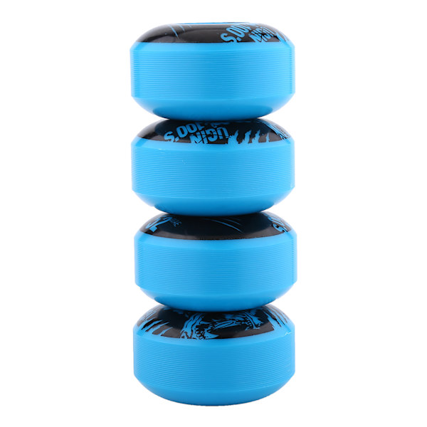 52mm x 30mm 4 st/set Utomhus Klassiska Tåliga PU Cruiser Longboard Skateboard Hjul (blå)
