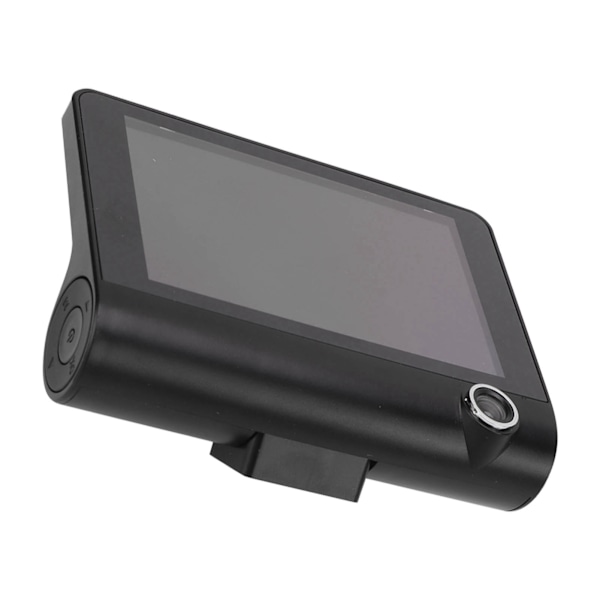 HDR Bil DVR Kamera Hög Definition GPS Gravitationssensor Mörkerseende 3 Linser Körinspelare för Monitor