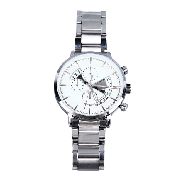 Herre Quartz Ur 3 Subdial 6 Visere Rustfrit Stål Hul Design Minimalistisk Luksus Multifunktions Herre Business Ur