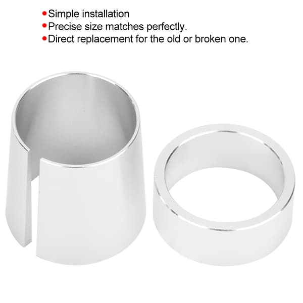 1in Konisk Drivkoblingsaksel Adapter Konnektor Sølv Aluminium Holdbart Tilbehør