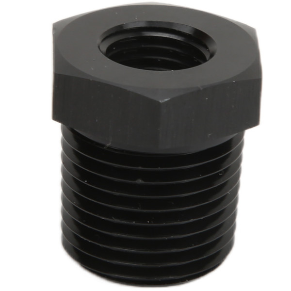 1/4in NPT Han til 1/8in NPT Hun Reducer Adapter Sort Fitting Biltilbehør