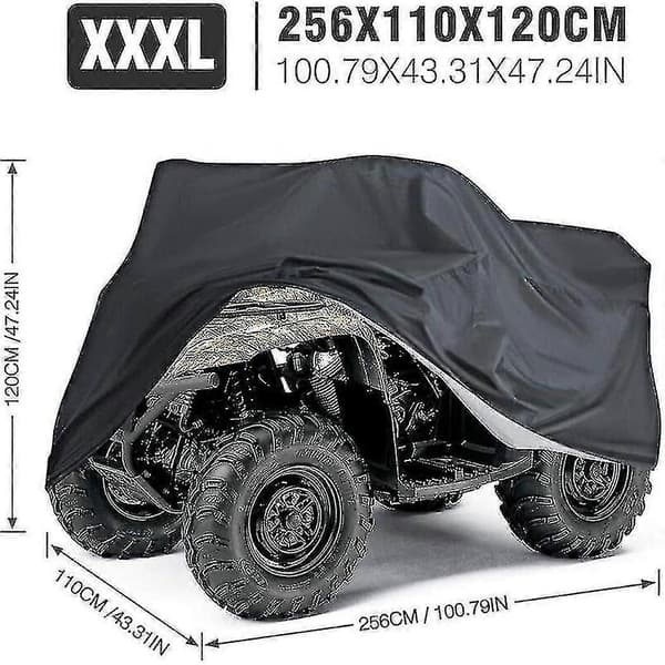 ATV-overtræk - Vandtæt og vindtæt ATV-overtræk sort (256*110*120cm)