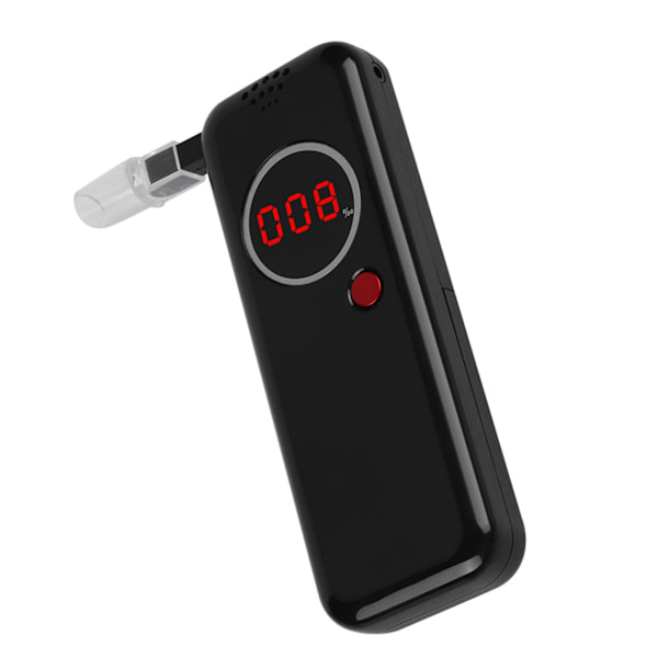 Rød LCD Mini Digital Alkoholtester med Baggrundsbelysning Professionel Politi Alkohol Detektor