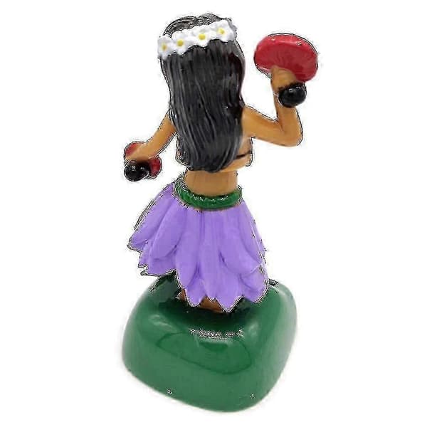 Hawaii Dansande Flicka Leksak Svängande Bobble Leksak Gåva För Bildekoration Nyhet Glada Dansande Solflickor Leksaker För Barn E