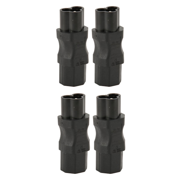 4 stk. IEC320 C16 til IEC320 C13 strømadapter han C16 til hun C13 strømstik adapter konnektor til PDU chassis UPS stik