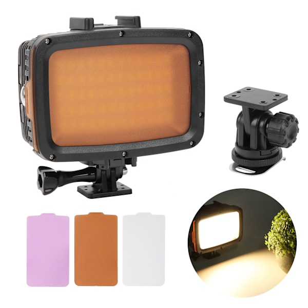 SL‑101 40M vedenpitävä videovalo 5500‑6000K valokuvaus PC SLR-kameran LED-valo
