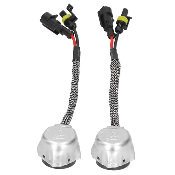 2 stk. Lampeholder Adapter Kabel Stik Konverter til Xenon HID Pære D2S/D4S Ballaster