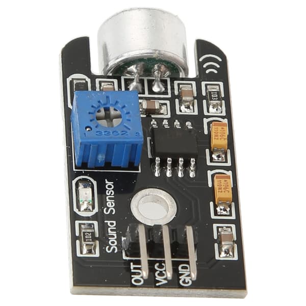 Mikrofon Sensor Ljudmodul 5V Röstdetektering Hög Känslighet Justerbar Förstärkning Analog Utgång