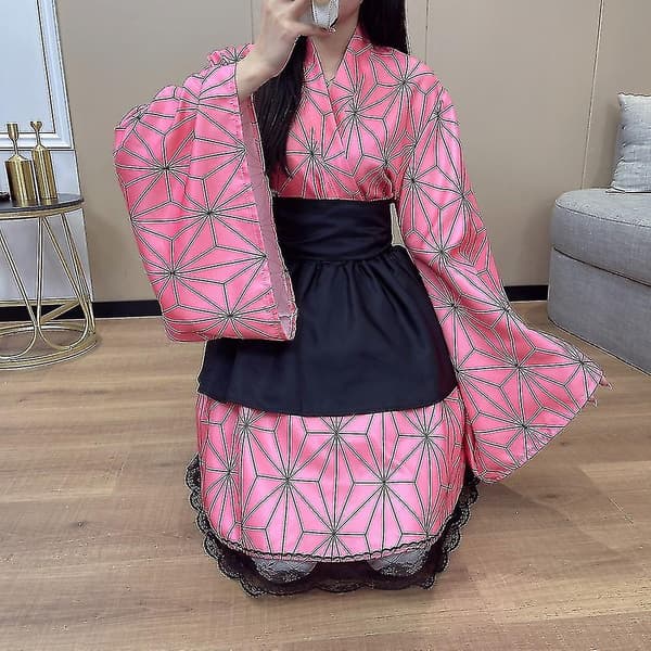 Cosplay Ghost Killing Blade Demon Slayer Anime Takki Hagoromo Kimono Mekkosetti