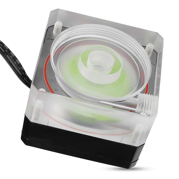 Vattenkylningspump Ultratunn PMMA PWM Hastighetskontroll 3 Meter Lyfthöjd 500l/h 4cm Tjocklek