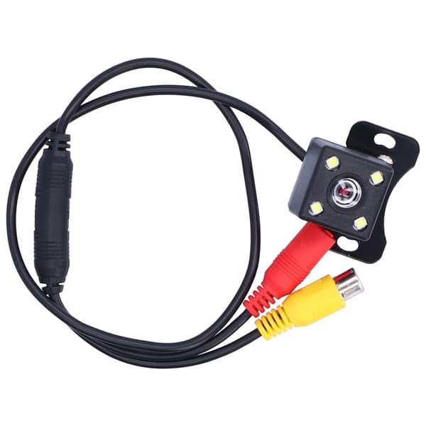 Bil Bakkamera 140° Ekstern 4 LED HD Nattesyn Nummerplade Monteret Universal til 12V