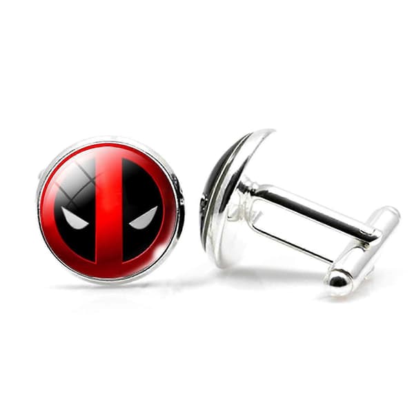 deadpool jalokivi kalvosinnapit miesten vaatteet paitanapeilla