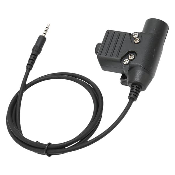 U94 PTT Adapter Headset Kabel Stik PTT Walkie Talkie Konnektor til 3.5mm Mobiltelefon
