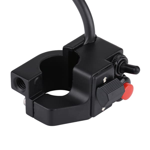 22 mm Motorcykel ATV Styr Forlygte Montering Tryk Horn Drejekontakt til GS