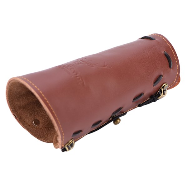 Skytte Bågskytte Pil Läder Armskydd Skydd Säker Rem Armband