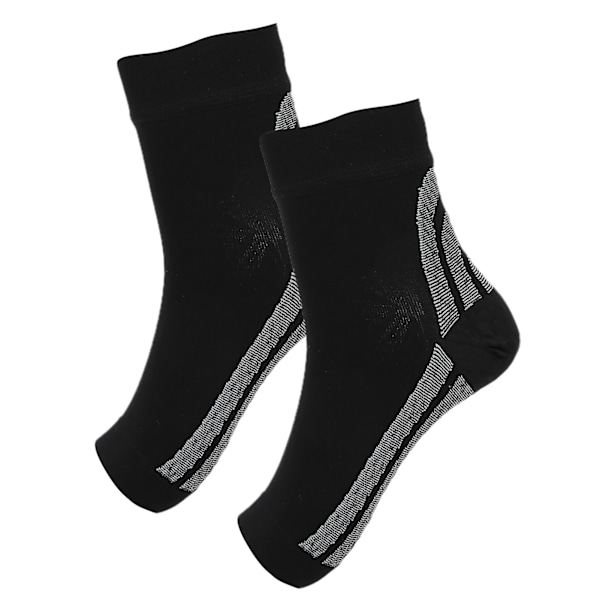 1 par/set utomhus sport kompressionsfotärmar plantar fasciit strumpor hälstöd M