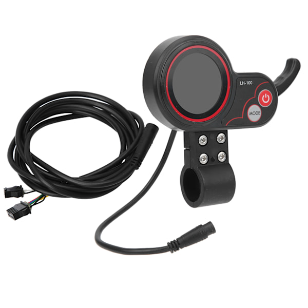 Display Tommelfingergas 2 i 1 Speedometer Manuel Kontrolpanel til Elektrisk Cykel Scooter Aftale 2 48V