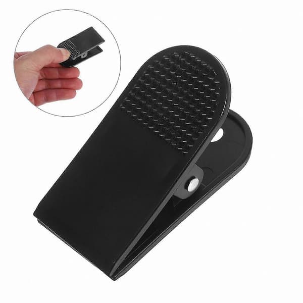 6-pack säkerhetsklämmor för löpband, utbyte av nödstoppsbrytare, lättmonterade klämmor för hemmabruk och gym Black 5.50X3.30X2.70CM