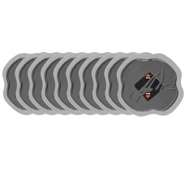 10 stk. 115 mm Bil Naturgummi Dæk Punktering Reparation Kold Lap Slangeløse Lapper