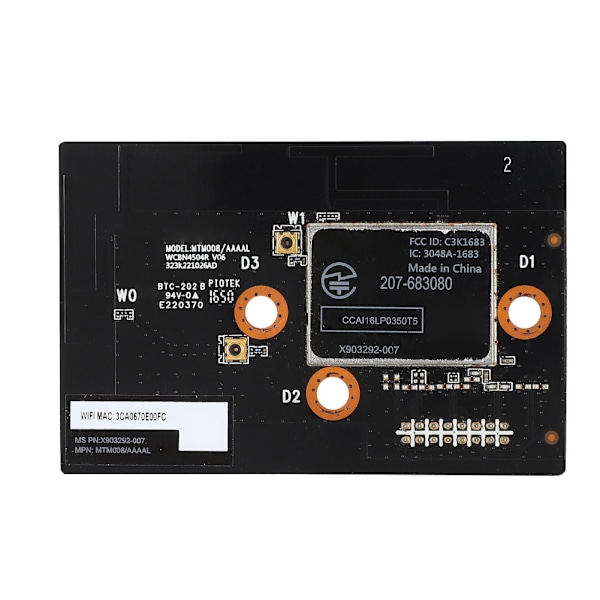 Trådløst WIFI Antenne Modul Board Netværkskort Tilbehør til Xbox One S