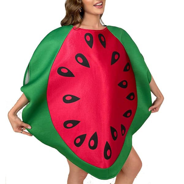 Cosplay-kostumer til voksne, unisex, cosplay, vandmelonkostume, rumdekoration One Size