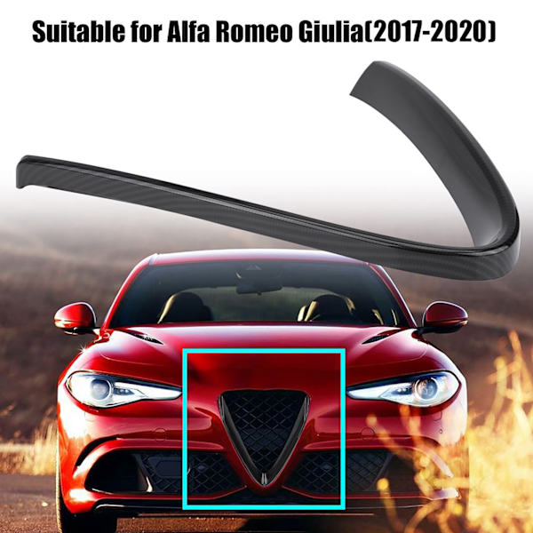 Skyddsram för främre grill för bilinteriör för Alfa Romeo Giulia 2017–2020