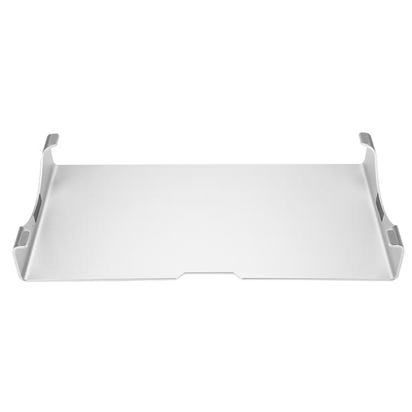 Skærmforhøjer i aluminiumslegering Notebook Laptop Skrivebordsstativ Organizer Hylde Sølv