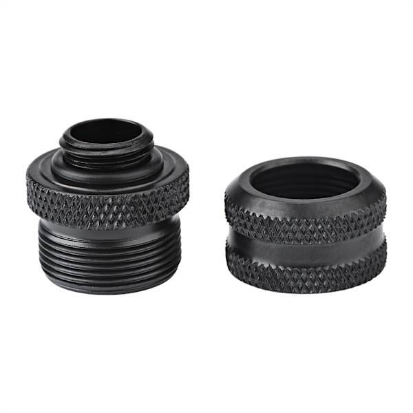 Vandkølings Kompressionsfitting til Stift Akryl Rør 10 * 14mm (Sort)