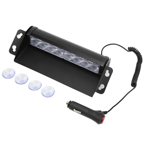 LED Flash Advarselslys Forrude Interiør Nødblink Universal til Køretøjer Modificeret Rød og Blå