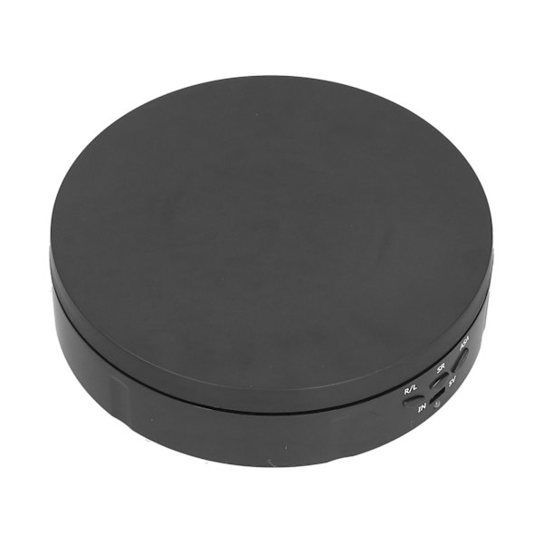 145mm 360° Roterande Automatisk Displayställ 3 Hastighetskontroll USB-driven Smyckeskarusell för Utställning Svart