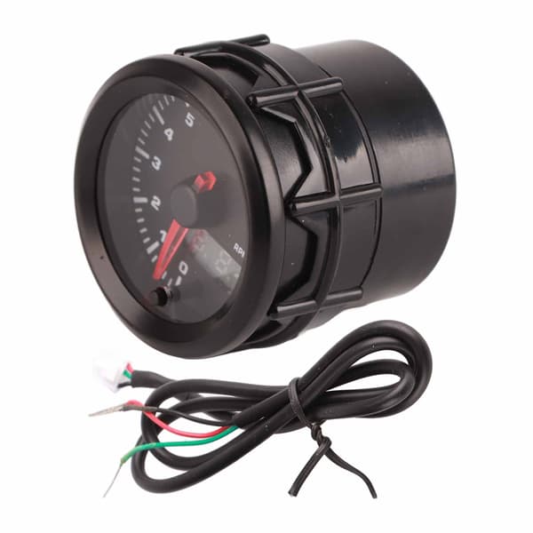 52 mm / 2 tommer 7 farver LED speedometer omdrejningstæller bilmodifikationsmåler