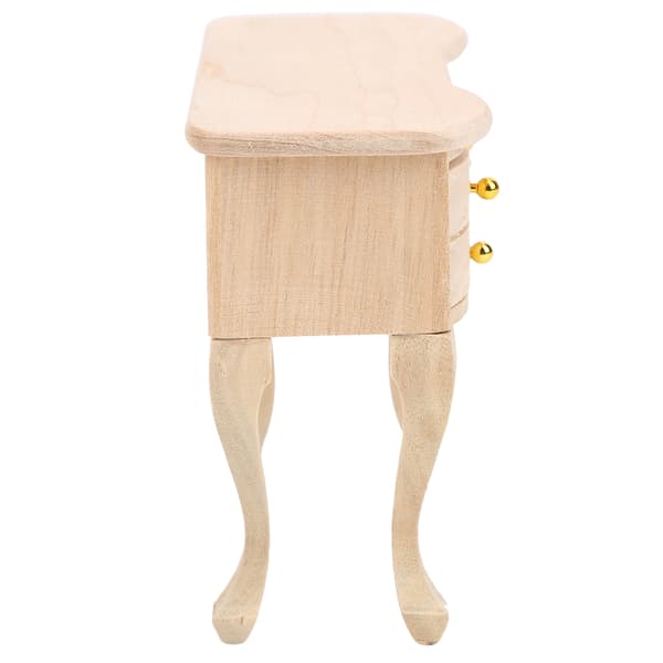 1/12 Dockskåp Simulerat Bord Skrivbord Miniatyr Möbler Modell Leksak Tillbehör Barn Present