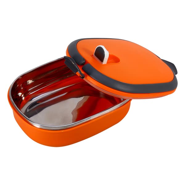 Rostfritt stål Isolerad Matförvaring Kvällsmat Middag Lunchlåda 1 Lager Orange