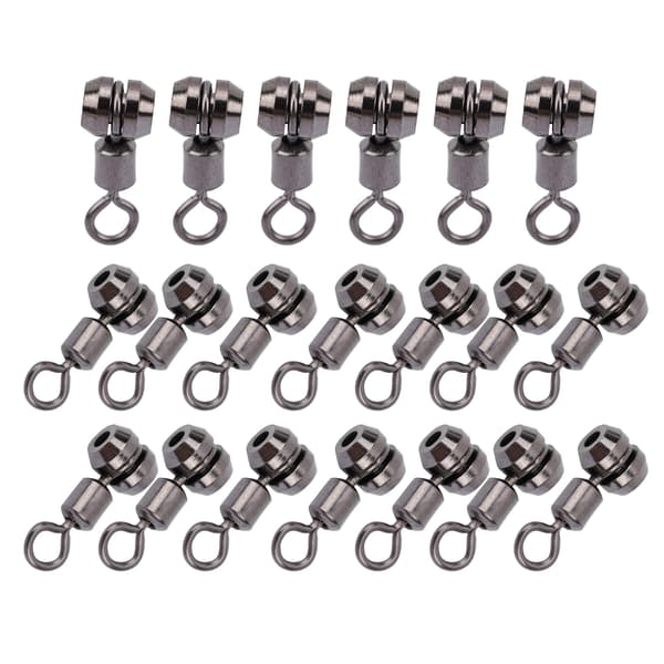 20 st Kopparförstärkt Version Europeisk Typ Swivel Hook Växelkoppling FiskeutrustningL