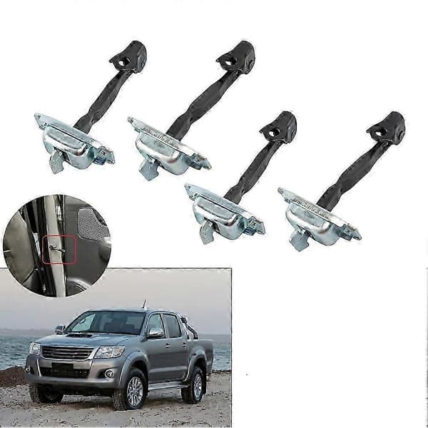 Hilux 2004-2015 og Fortuner 2005-2015 4-delt bildørbegrænser Silver