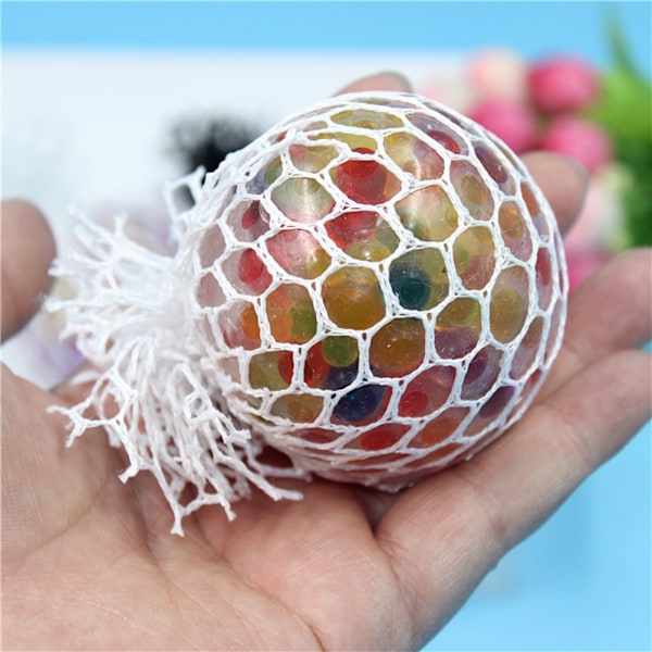 6*6CM Druv Ventilerande Bollar Stress Relief Leksak Rolig Dekompressions Klämleksak Exploderande Pärlor Druvbollar