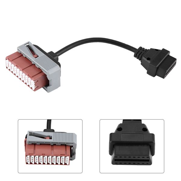 8 stk. bil diagnosticeringsværktøj kabler adapter OBD2 interface til Delphi ds150e