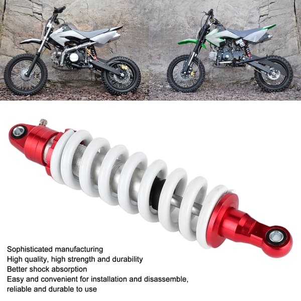 Justerbar Dämpande Bakre Stötdämpare för Pit Quad Dirt Bike ATV Buggy (330mm)