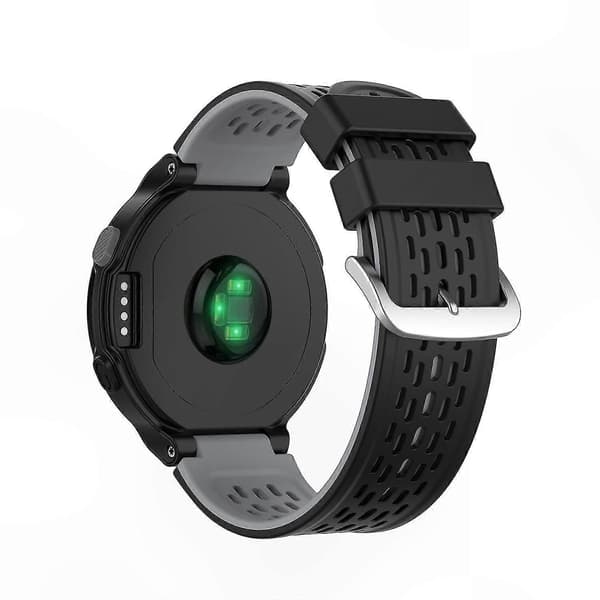 Justerbart armbånd til aktivitetsmåler, kompatibelt med Garmin Forerunner og Approach-serienheder Black