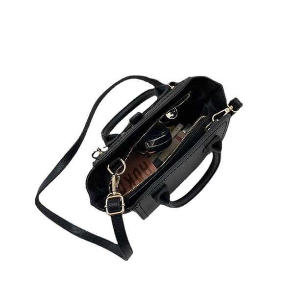 Snygg svart crossbody-väska för kvinnor, perfekt för höstens mångsidighet Black