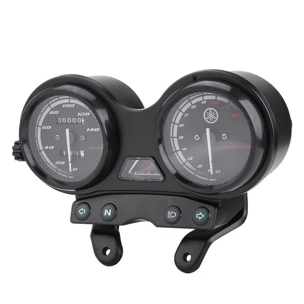 DC 12V Motorcykel 12000RPM LCD Odometer Speedometer Passer til YBR 125