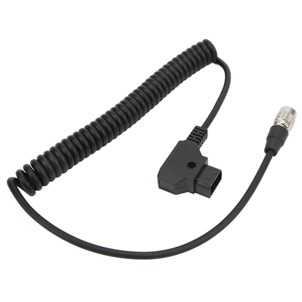 D Tap til 4-benet Hirose strømkabel opladerkabel til Sound Devices 688 633 Zoom F8