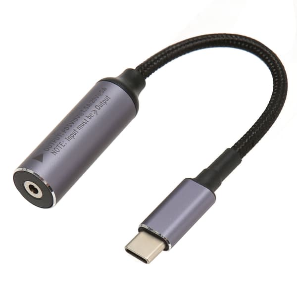 DC3.0mmx1.1mm Hun-indgang til Type C Han-strømopladningskabel Understøtter op til 100W Strøm PD-ladekabel