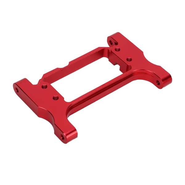 RC-Chassi Framstycke Crossmember Balk Aluminiumlegering för Traxxas 1/10 Klätterbil Röd