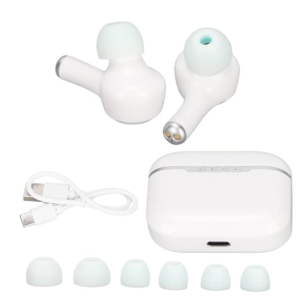 Översättarhörlurar Bluetooth 5.2 Stöder 84 Språk 5 Lägen Brusreducerande Trådlösa Översättarhörlurar Vita