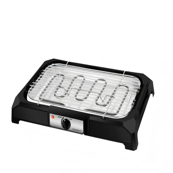 Aigostar 2000W Stor Elektrisk Grill, Røgfri Elektrisk Barbecue, Temperaturjustering til Hjem og Camping
